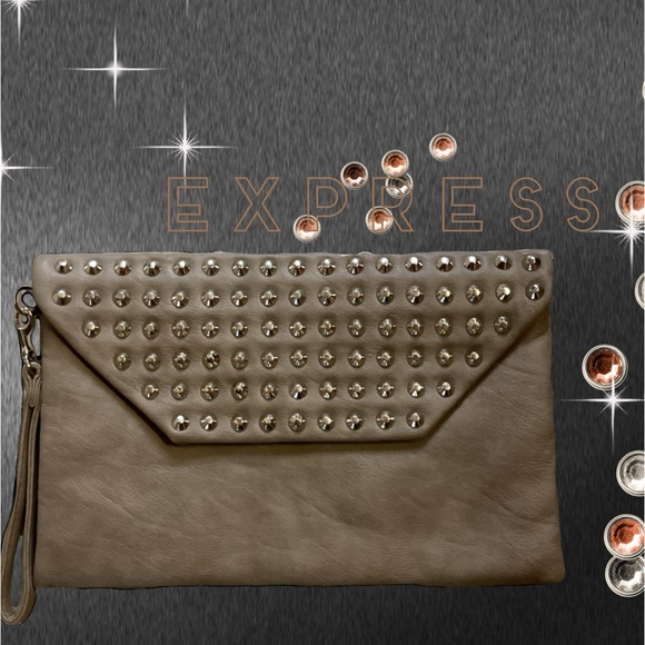 Express Handbags - 🆕Express Studded Clutch